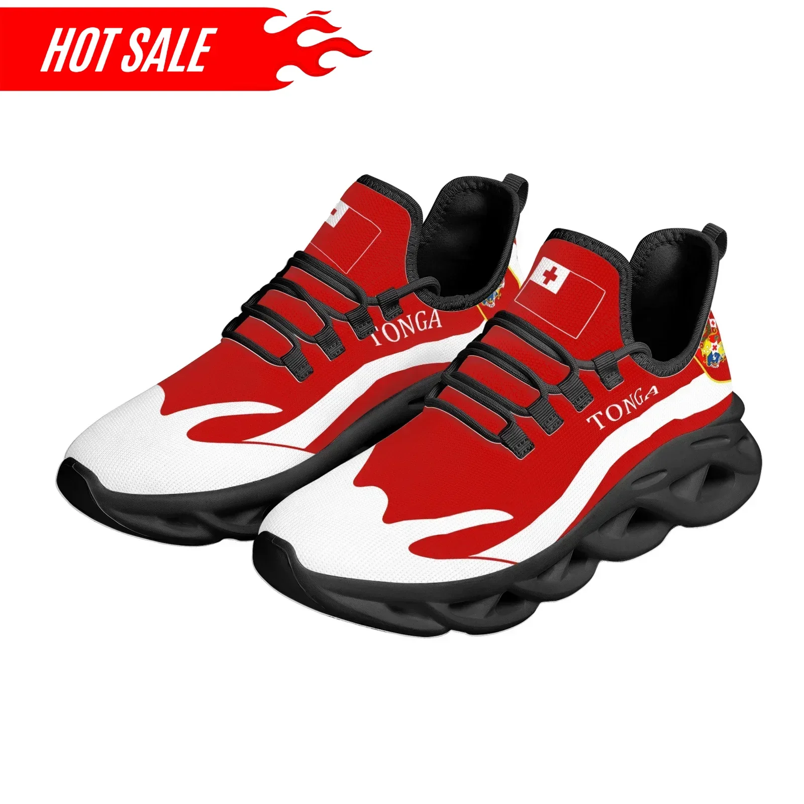 Men Shoes Red Bottom - Sepatu Olahraga Outdoor Desain Bendera Nasional
