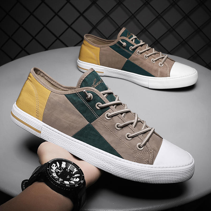 Men Shoes Vans - Sepatu kets kasual pria, sneaker tenis