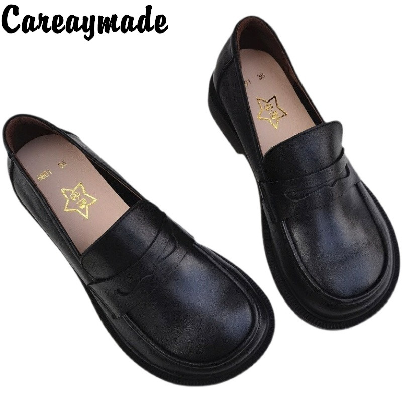Shoes Heels Men - Careaymade-Sepatu Kasual Wanita Sepatu Oxford Selip