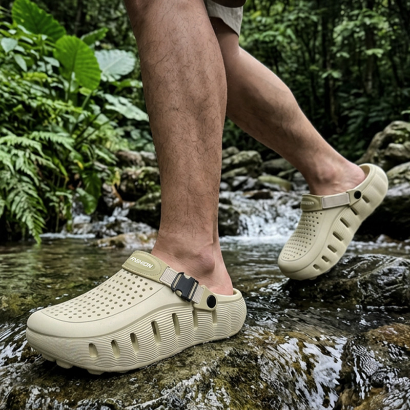 Men'S Shoes Cloud - Sandal Clogs Pria Warna Campuran Merk