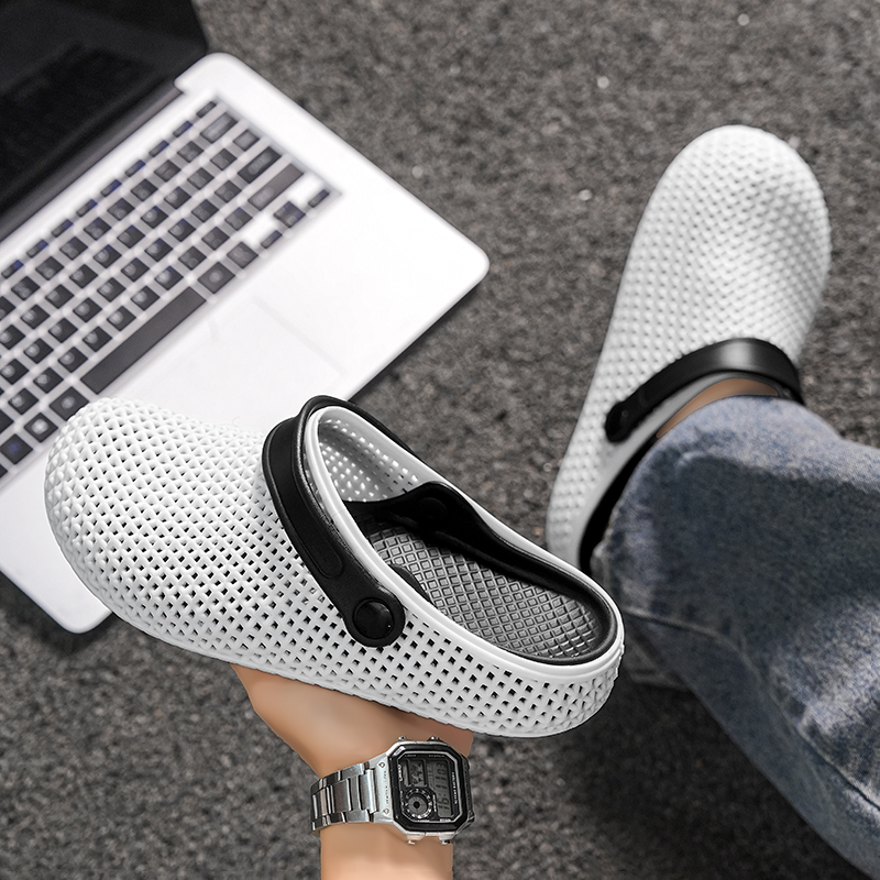 Men'S Shoes Cloud - Sandal Selop Tertutup untuk Pasangan Terbaru