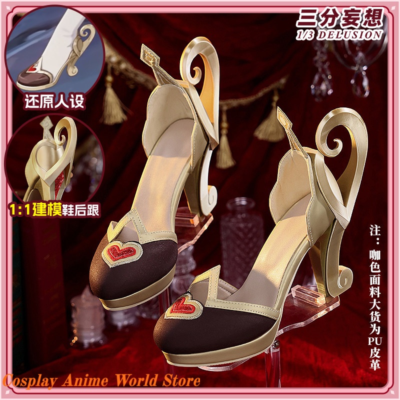 Shoes Heels Men - Tersedia Sepatu Cosplay MIHOYO Genshin Impact