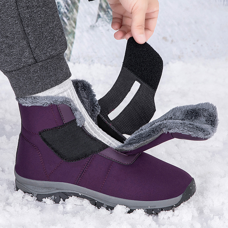 Men'S Shoes Diabetic - Sepatu Bot Salju Wanita Berlapis Bulu