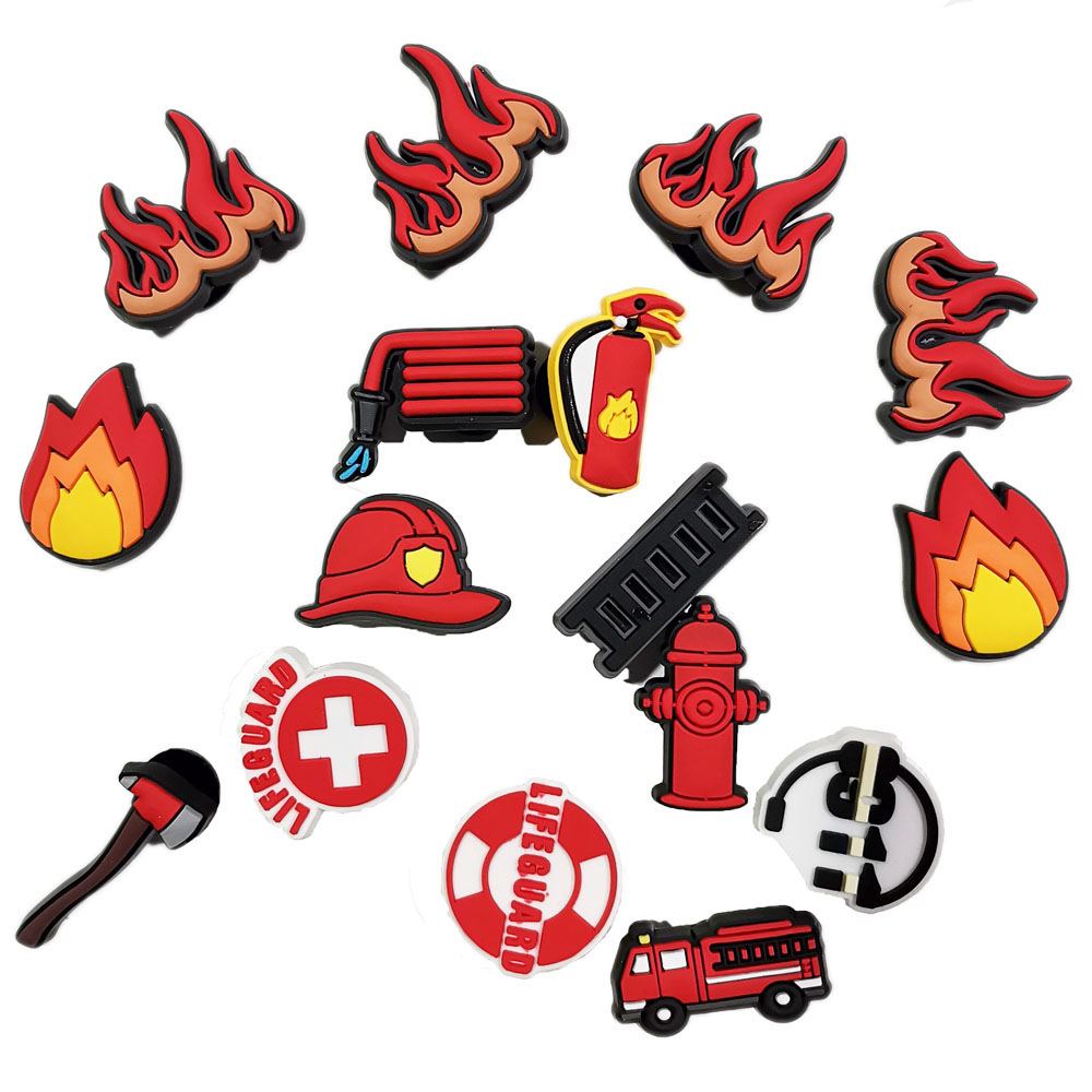 Men'S Shoes Crocs - Fireman jimat sepatu untuk Crocs aksesoris