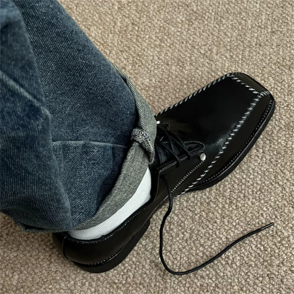 Men Shoes For Wedding - Sepatu Derby Pria Gaya Inggris Ujung