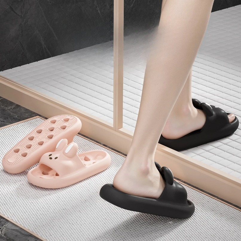 Men'S Shoes Cloud - Cloud Sandal Pria Rumah Kelinci Lucu