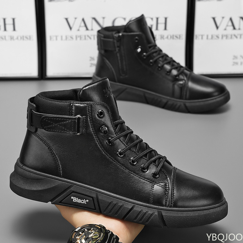 Men'S Shoes Popular - Sepatu pria high top baru musim