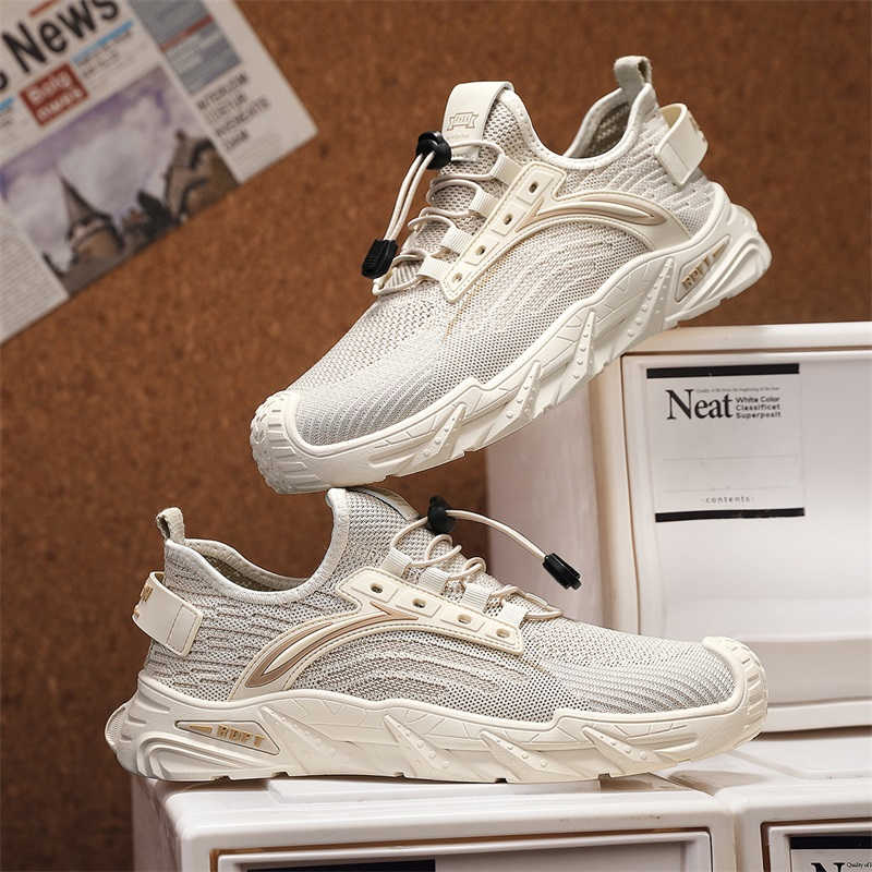 Shoes Heels Men - Sepatu Trainer Hijau Hak Tebal Kulit