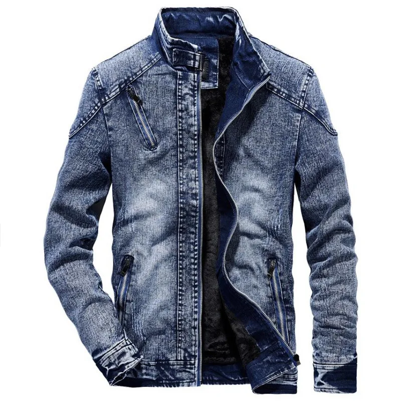 Men'S Shoes For Jeans - Jaket Denim Pria Musim Dingin Plus
