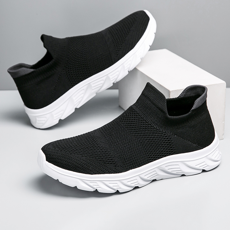 Men Shoes Vans - Sepatu Slip-on kasual untuk pria, sepatu