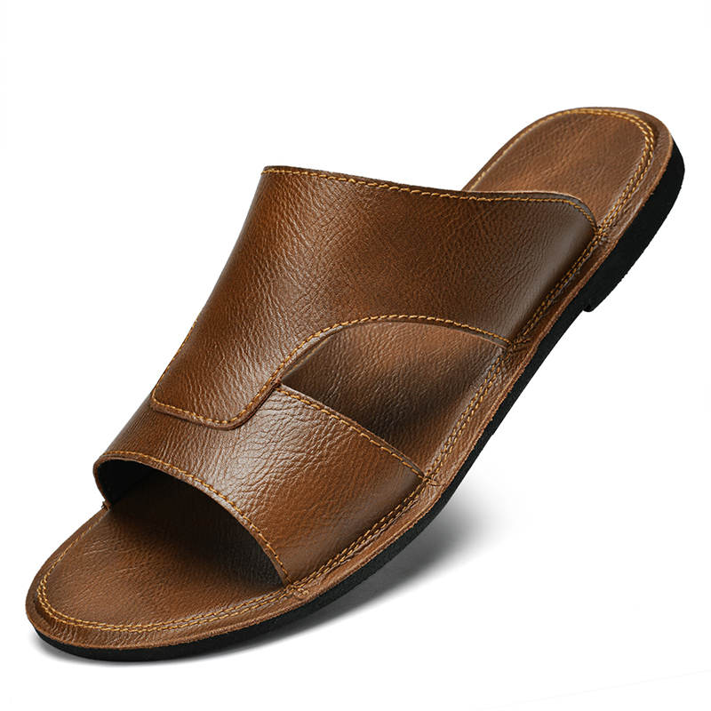 Shoes Heels Men - Sepatu Pantai Pria Hitam Coklat Hak
