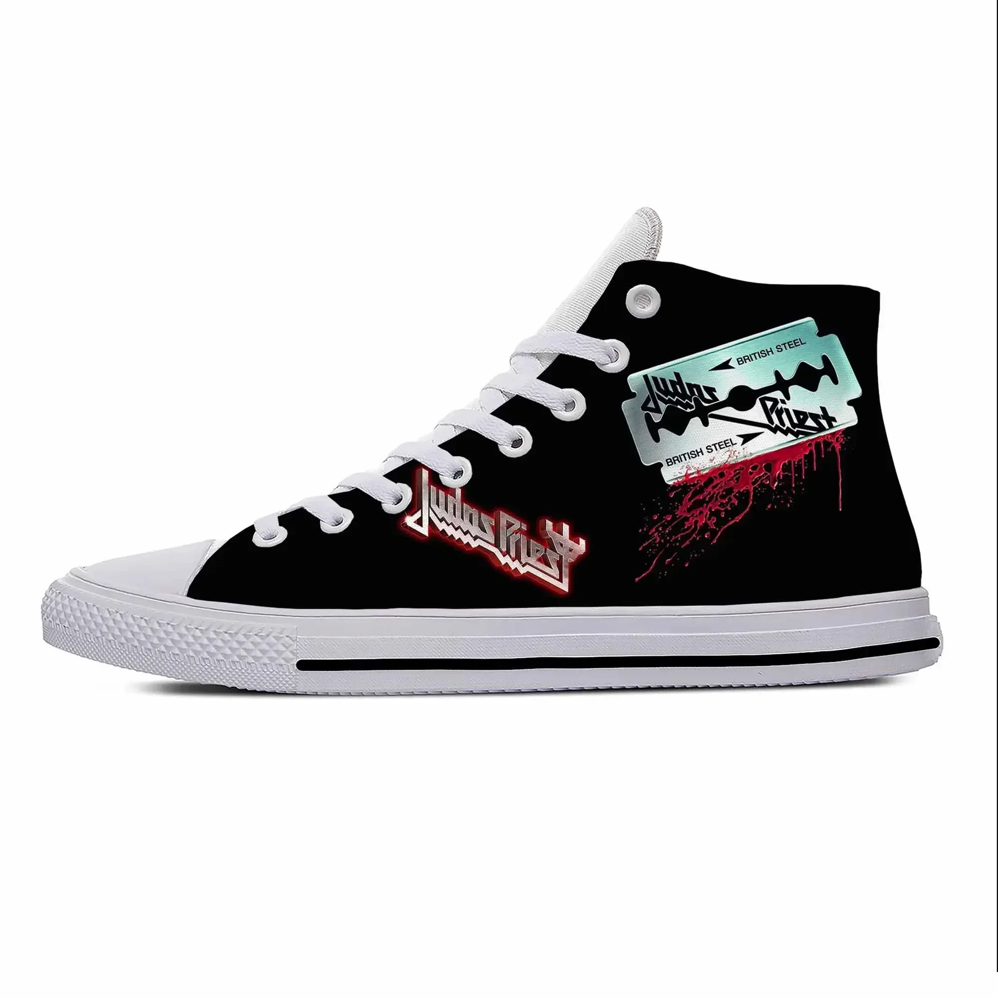 Canvas Sneaker High - Priest Heavy Metal Rock Band Music