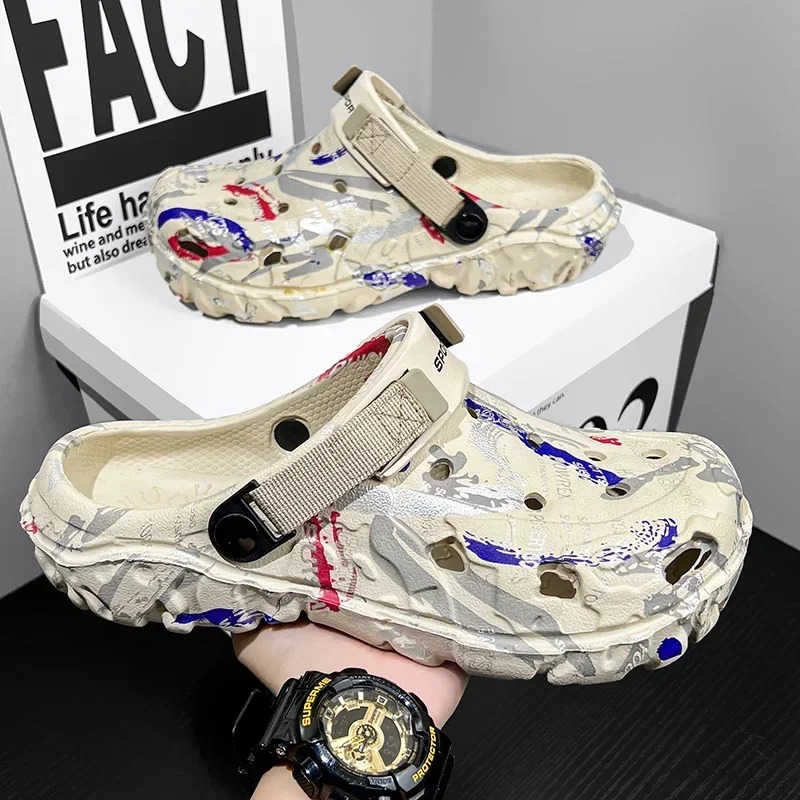 1 Pasang Sandal Clogs Musim Pa - Men'S Shoes Crocs ulasan dan harga