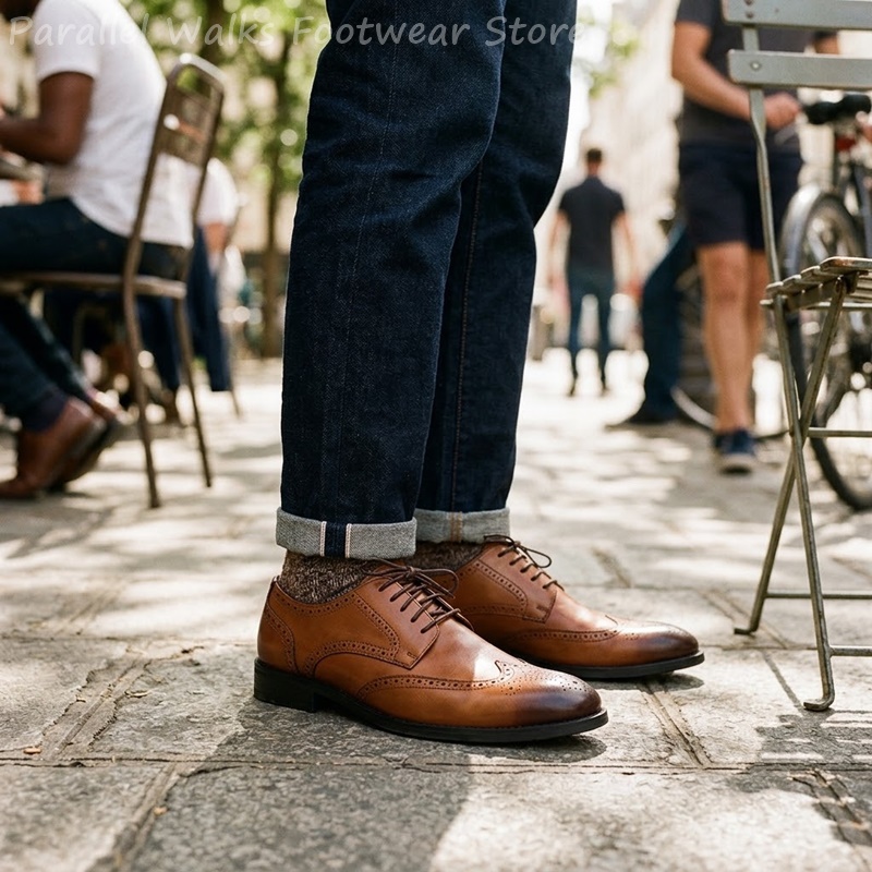 Sepatu Brogue Derby Pria Forma - Men Shoes For Wedding ulasan dan harga
