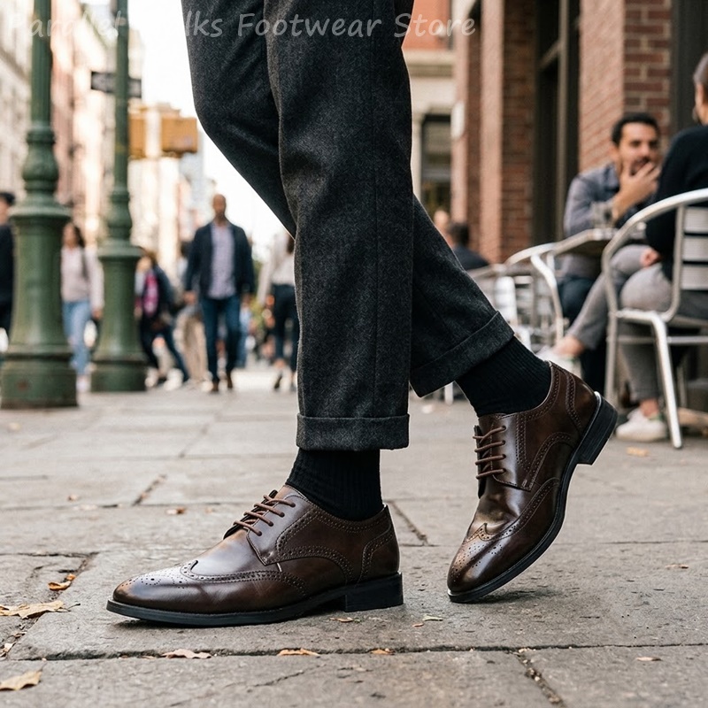 Sepatu Brogue Derby Pria Forma - Men Shoes For Wedding ulasan dan harga