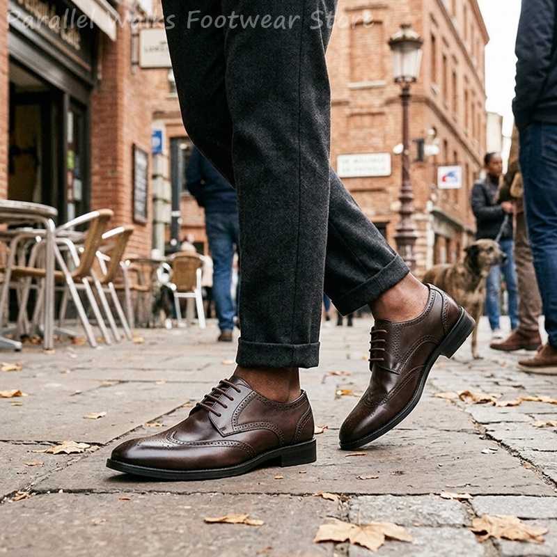 Sepatu Brogue Derby Pria Forma - Men Shoes For Wedding ulasan dan harga