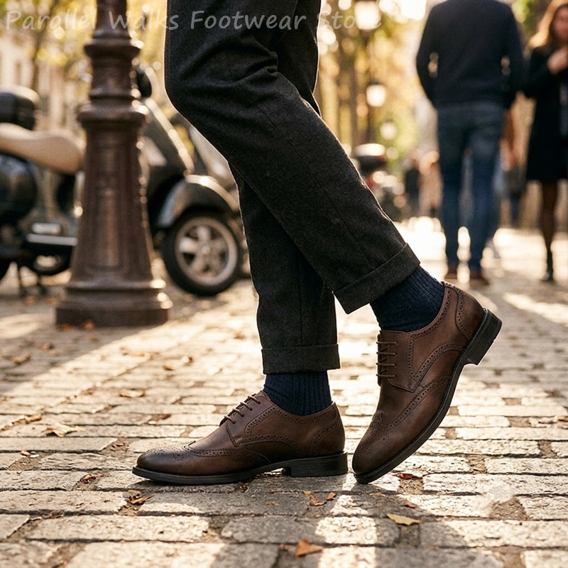 Sepatu Brogue Derby Pria Forma - Men Shoes For Wedding ulasan dan harga
