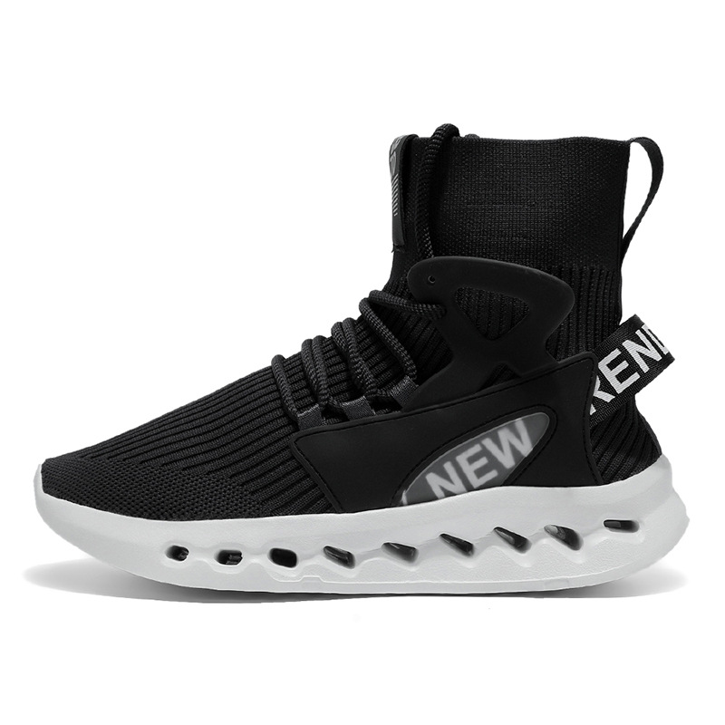 Sepatu Kaus Kaki Tinggi Pria T - Canvas Sneaker High ulasan dan harga