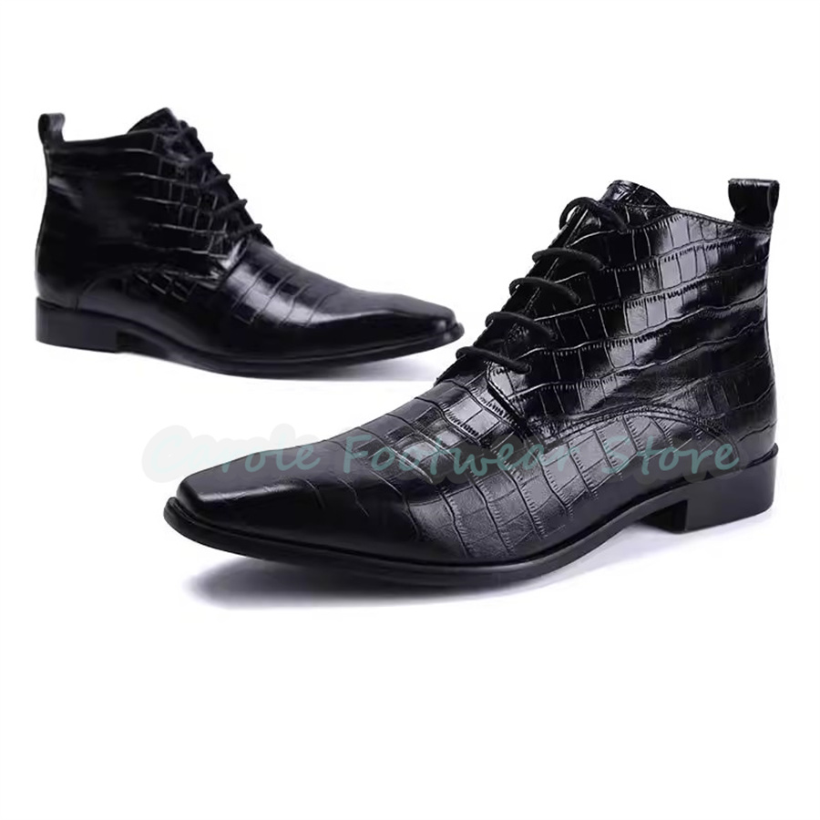 Sepatu Bot Kulit Asli untuk Pr - Men Shoes For Wedding ulasan dan harga