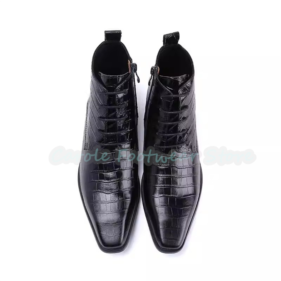 Sepatu Bot Kulit Asli untuk Pr - Men Shoes For Wedding ulasan dan harga