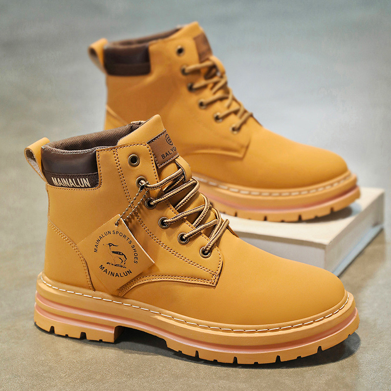 Sepatu Boots Pria Klasik High  - Canvas Sneaker High ulasan dan harga
