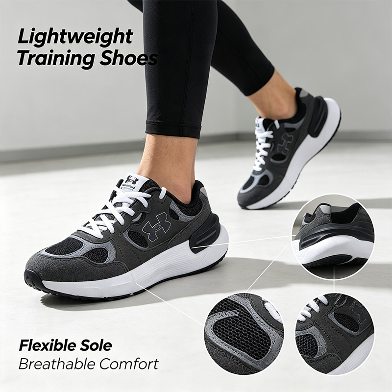 Sepatu Lari Under Armour Hitam - Men Shoes Under Armour ulasan dan harga