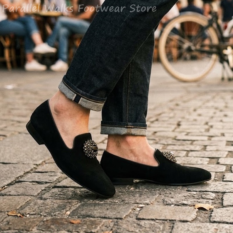 Sepatu Loafer Pria Berbahan Su - Men Shoes For Wedding ulasan dan harga