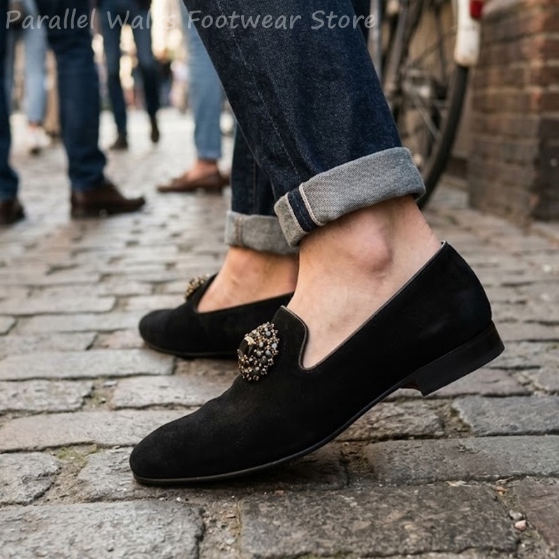 Sepatu Loafer Pria Berbahan Su - Men Shoes For Wedding ulasan dan harga