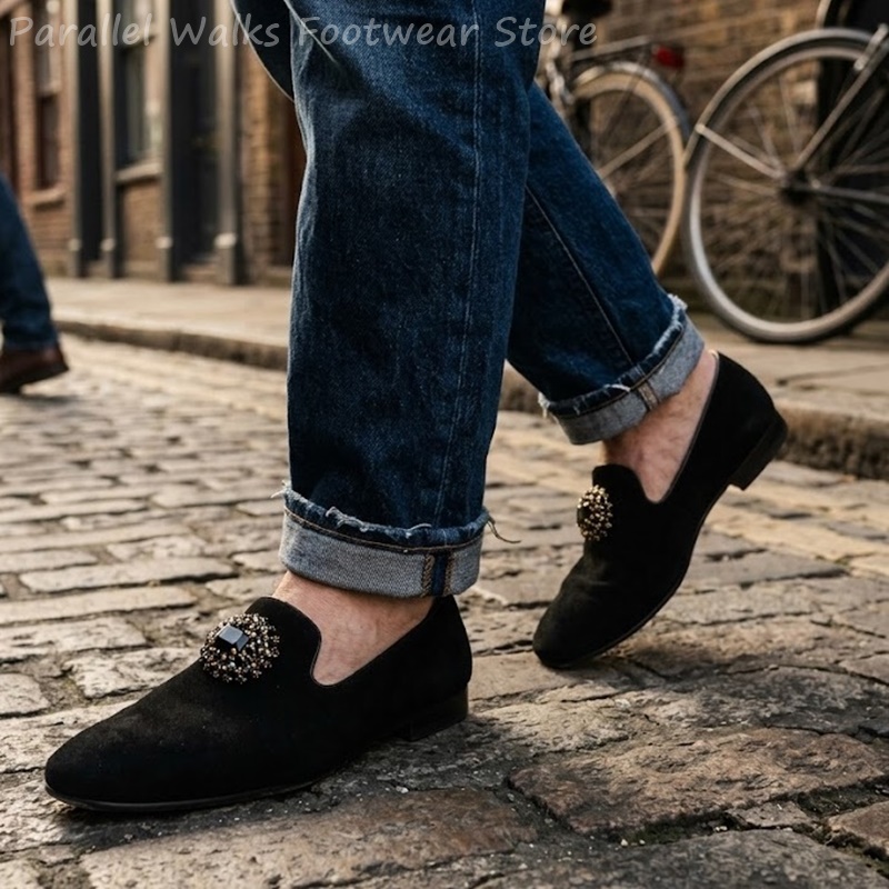 Sepatu Loafer Pria Berbahan Su - Men Shoes For Wedding ulasan dan harga