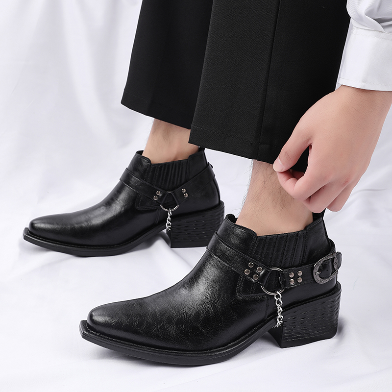 Sepatu Bot Kulit Sapi Coklat/H - Men Shoes For Wedding ulasan dan harga