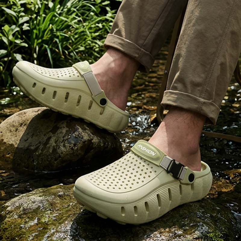 Sandal Clogs Pria Warna Campur - Men'S Shoes Cloud ulasan dan harga