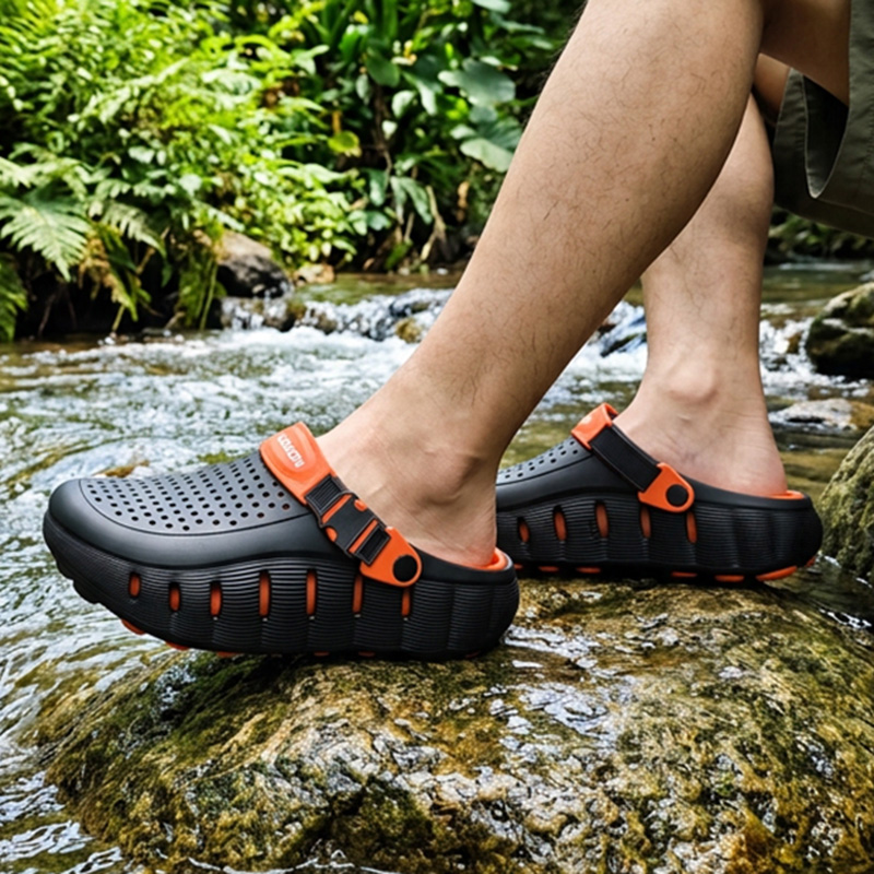 Sandal Clogs Pria Warna Campur - Men'S Shoes Cloud ulasan dan harga