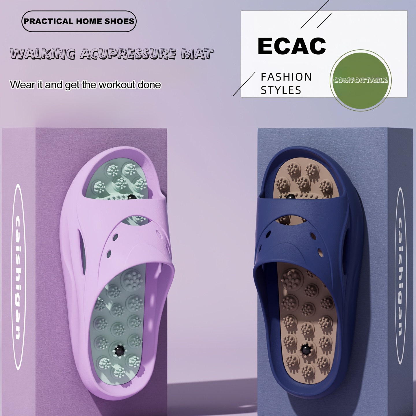 Sandal Pijat EVA Wanita Pria,  - Men'S Shoes To Women'S Size ulasan dan harga