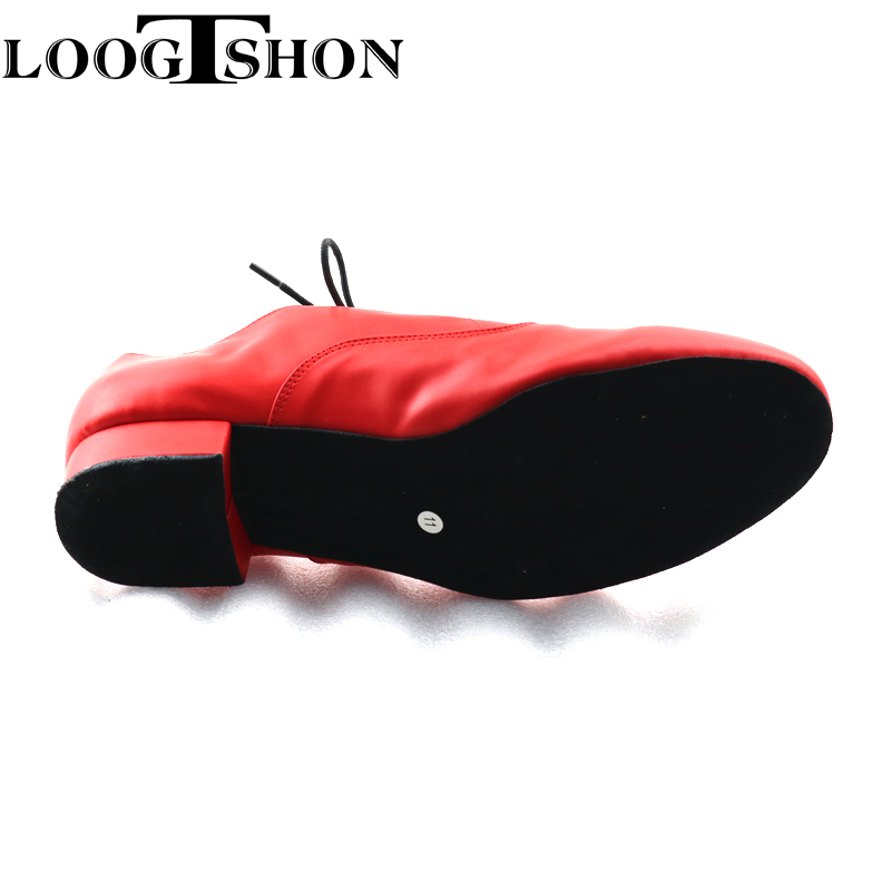 LOOGTSHON Sepatu Dansa Ballroo - Men Shoes Red Bottom ulasan dan harga