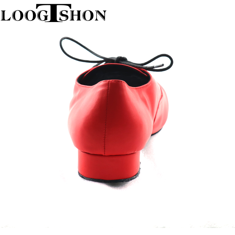 LOOGTSHON Sepatu Dansa Ballroo - Men Shoes Red Bottom ulasan dan harga