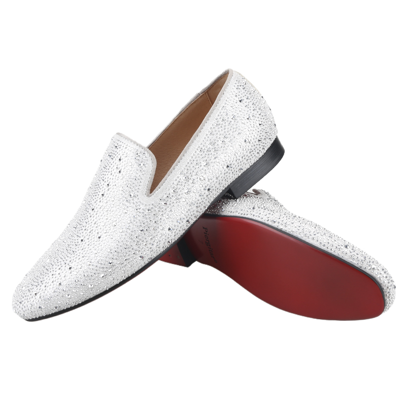Piergitar Sliver sepatu kasual - Men Shoes Red Bottom ulasan dan harga