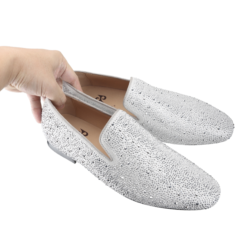 Piergitar Sliver sepatu kasual - Men Shoes Red Bottom ulasan dan harga