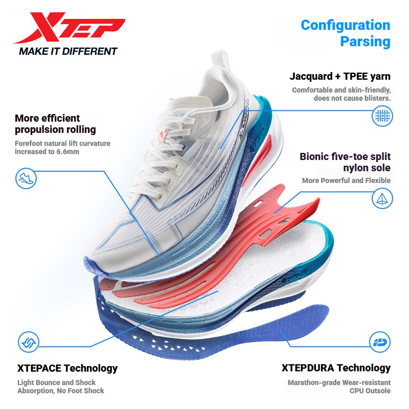 Xtep One Piece Modeling 5.0 So - Men'S Xtep Shoes ulasan dan harga
