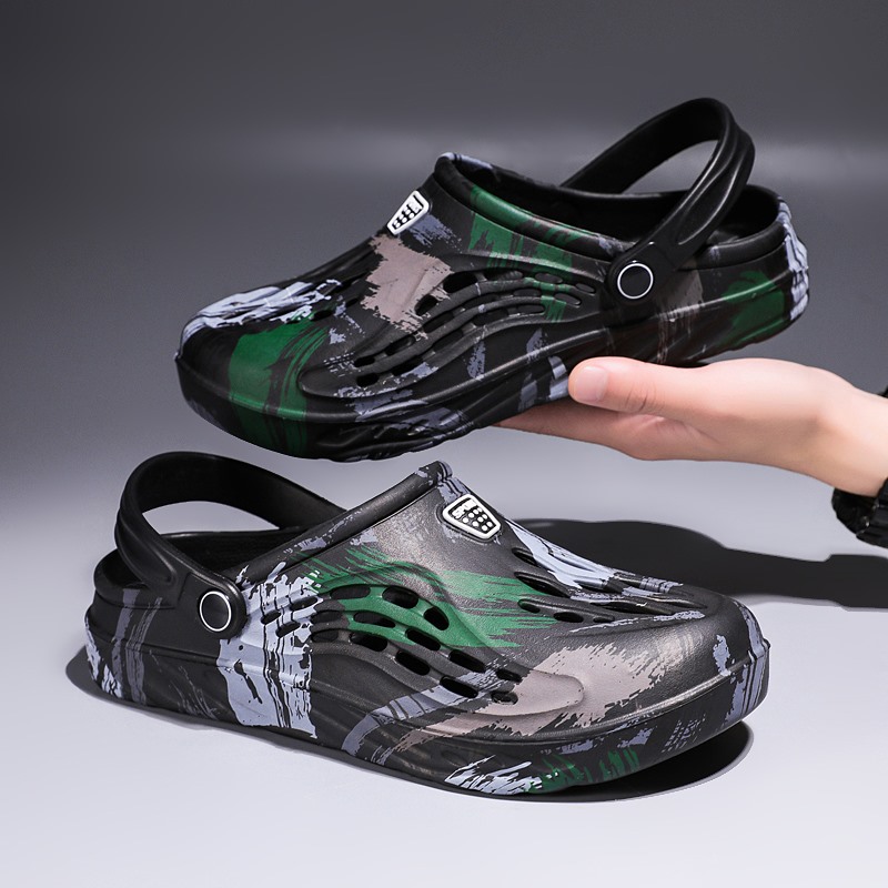 Sandal Pria Motif Kamuflase Gr - Men'S Shoes Crocs ulasan dan harga