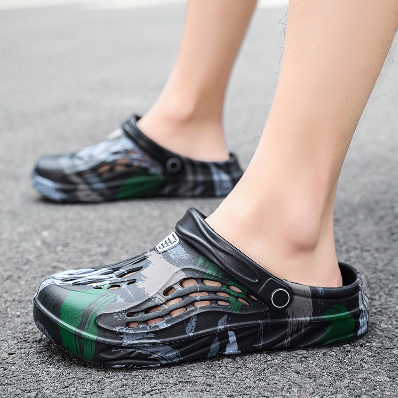 Sandal Pria Motif Kamuflase Gr - Men'S Shoes Crocs ulasan dan harga