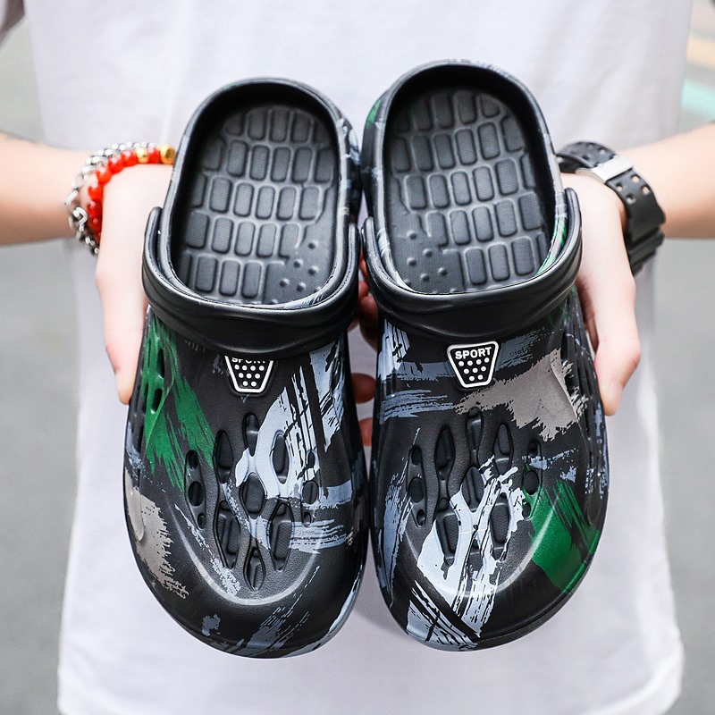 Sandal Pria Motif Kamuflase Gr - Men'S Shoes Crocs ulasan dan harga
