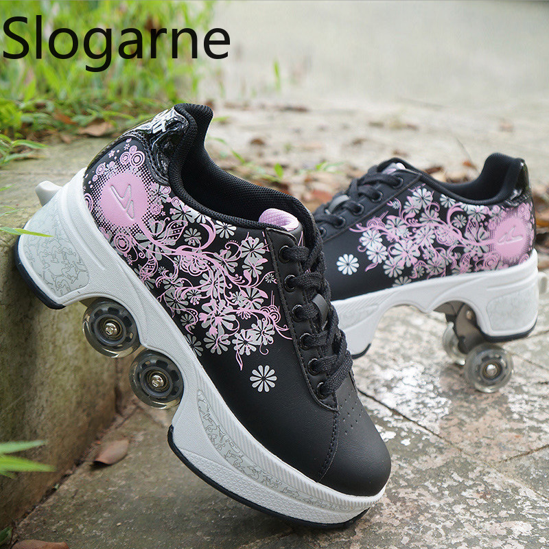 Sepatu Roda Deformasi 4 Roda W - Men'S Shoes To Women'S Size ulasan dan harga