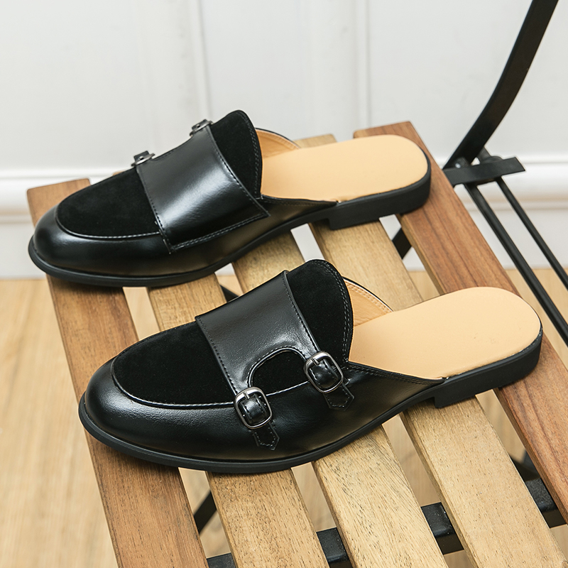 Sepatu Kulit Setengah Hak Modi - Shoes Heels Men ulasan dan harga