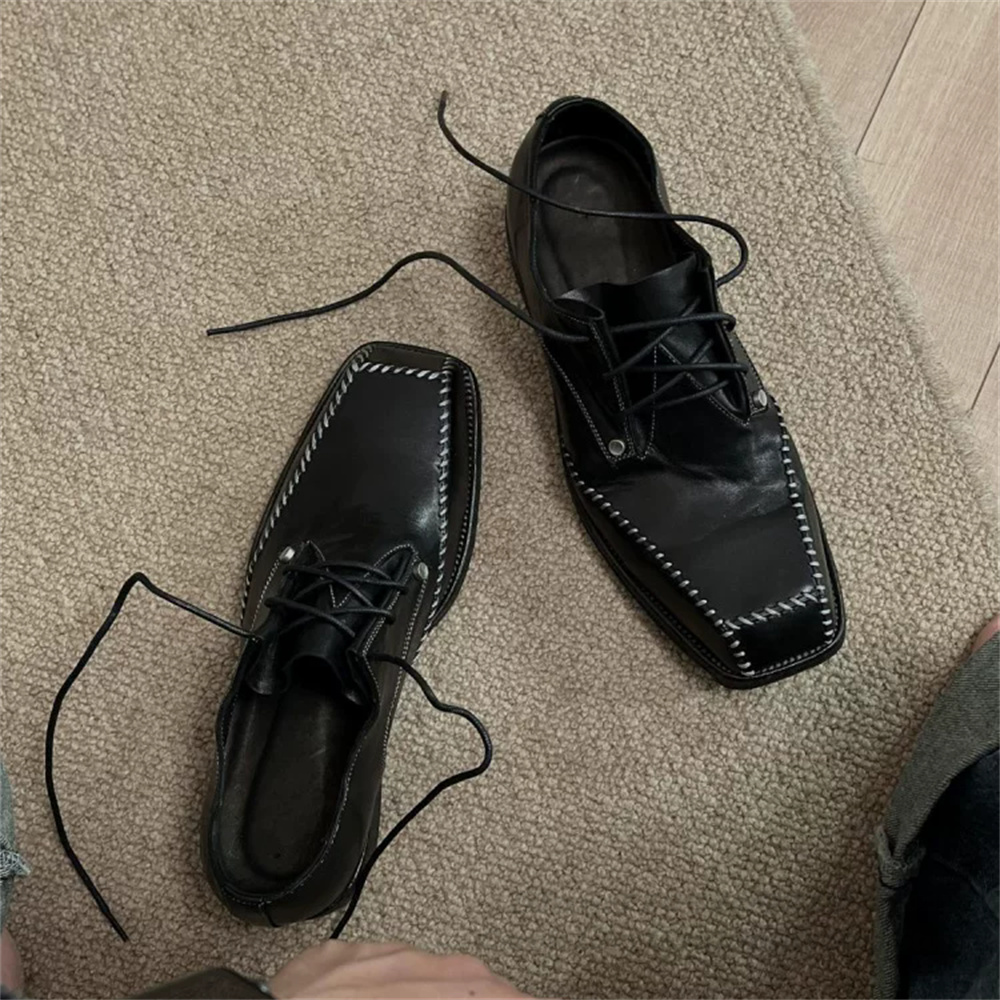 Sepatu Derby Pria Gaya Inggris - Men Shoes For Wedding ulasan dan harga