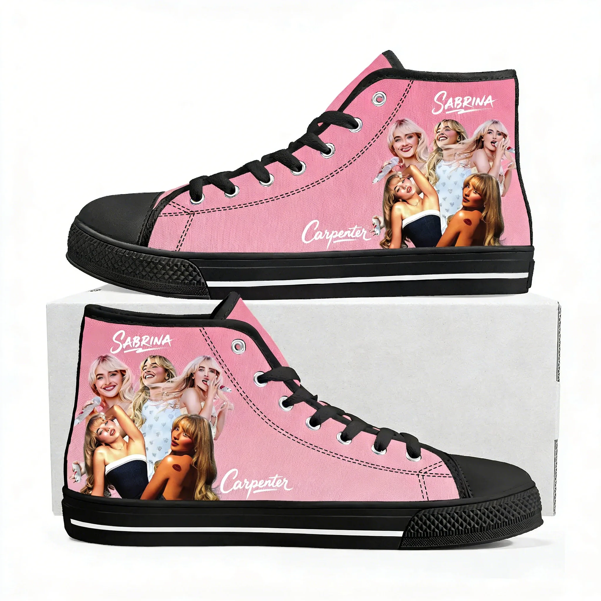 Sepatu High Top Sabrina Carpen - Canvas Sneaker High ulasan dan harga