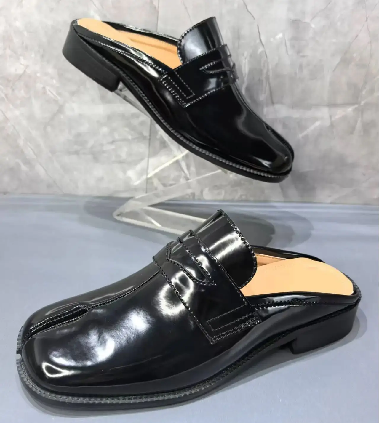 Sendal Pria Split Toe Tabi Jah - Shoes Heels Men ulasan dan harga