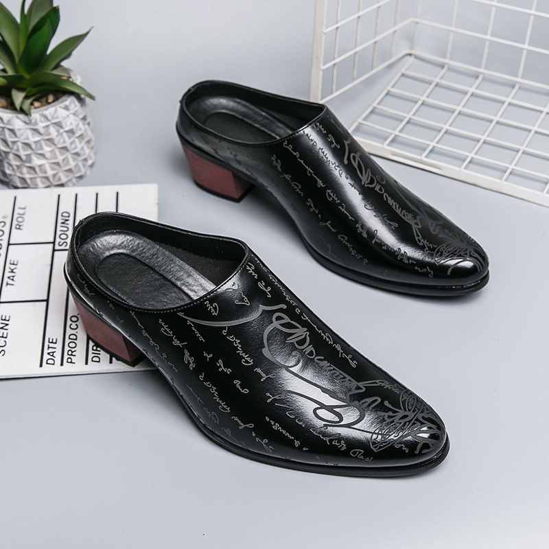 Sepatu Kulit Pria Cokelat Mode - Shoes Heels Men ulasan dan harga