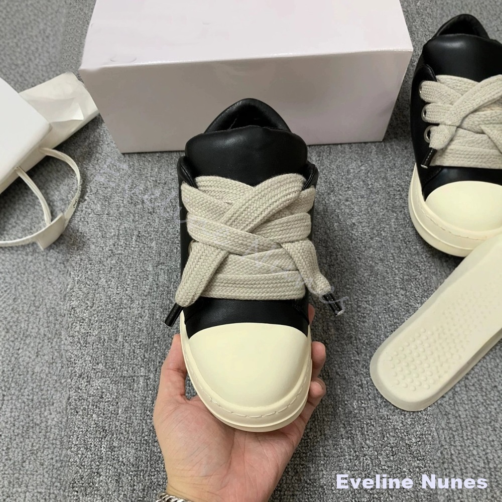Sepatu Sneakers Platform Kulit - Canvas Sneaker High ulasan dan harga