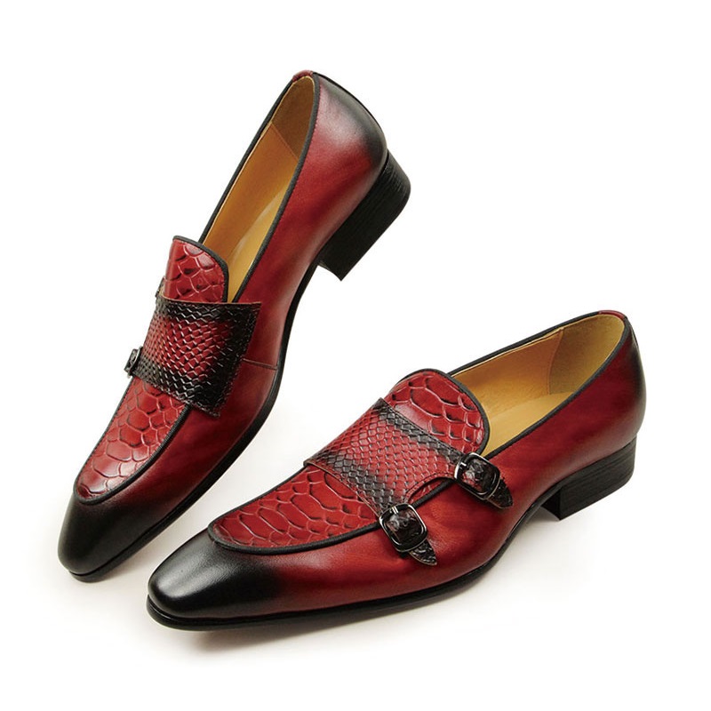 Sepatu kulit sol karet untuk p - Men Shoes Red Bottom ulasan dan harga