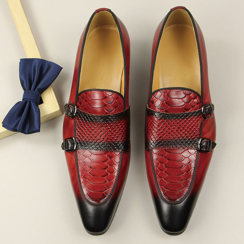 Sepatu kulit sol karet untuk p - Men Shoes Red Bottom ulasan dan harga